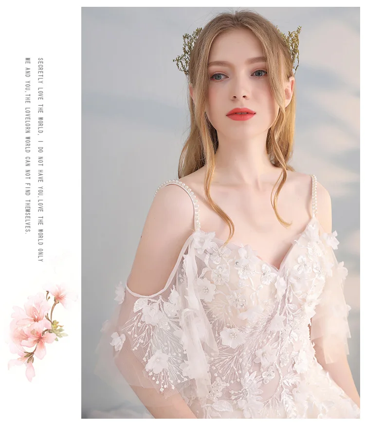 Beauty Emily Vestido de Noiva элегантное платье невесты винтажное De Mariage специальное
