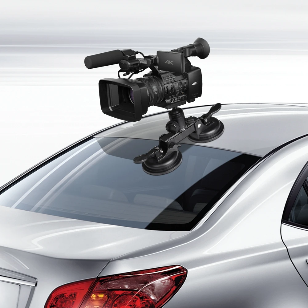 DSLR/Mirorrless камера на присоске Автомобильный лобовое стекло на присоске держатель штатива держатель камеры для видеокамеры видеомагнитофон