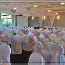 100 шт детские розовые свадебные ленты для стульев стул бант лента на Банкетный стул для свадеб