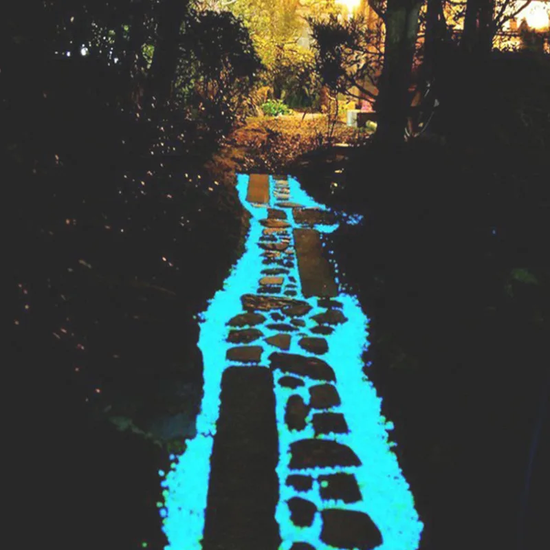 Glow in the Dark Garden Pebbles Glow Stones Rocks for Walkways Garden Path Patio Lawn Yard Decor Luminous stones 10/20Pcs glow stones