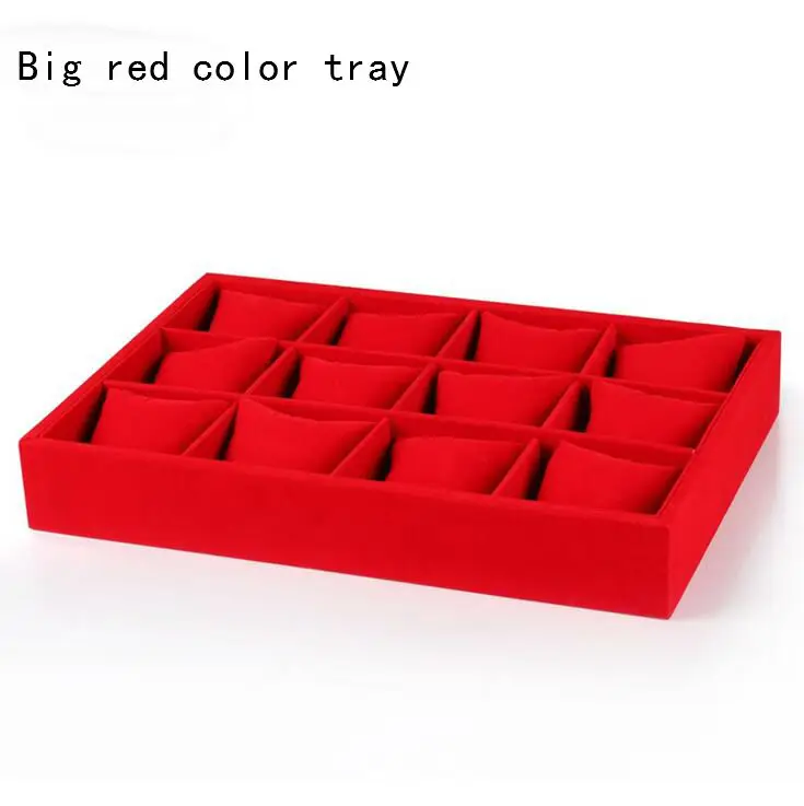 Rasalhaguer модные 12 подушек коробка для ювелирных изделий Браслет Дисплей Держатель