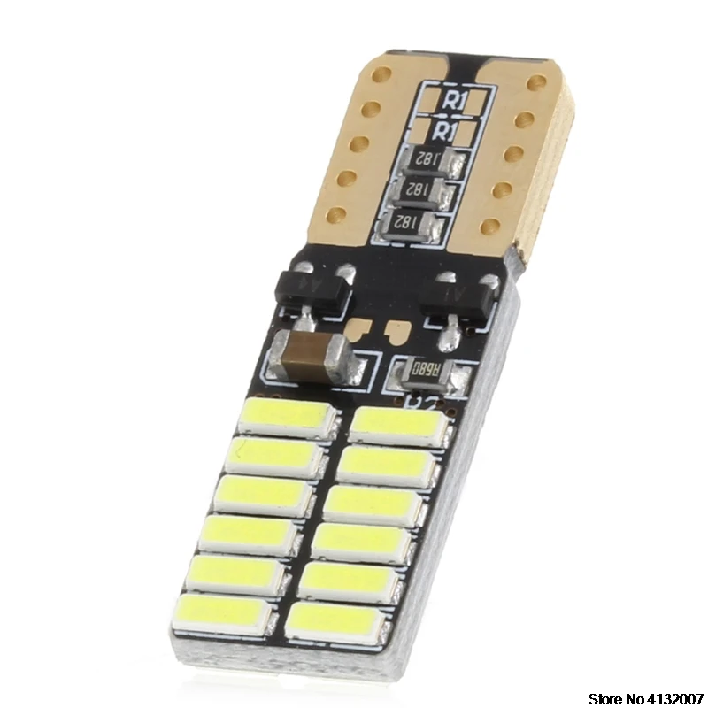 1 шт T10 24SMD 4014 автомобилей Светодиодный свет ошибок лицензии Canbus плиты Ширина лампы 828 акция