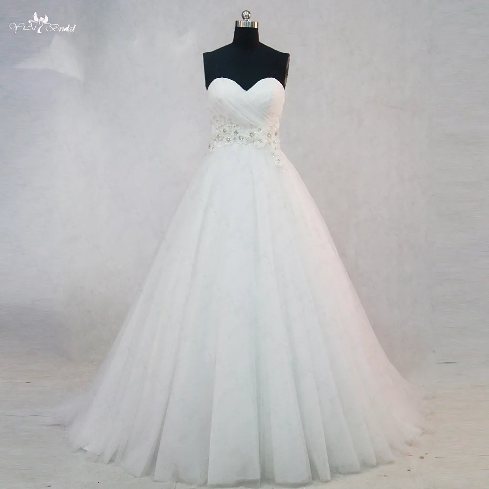 Buy RSW979 Simple Cheap A Line Wedding Dress Real