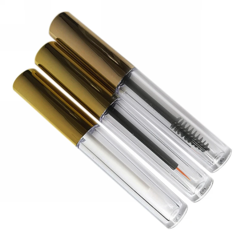 Mayitr 3.5ml Portable Empty Tubes Plastic Eyeliner Lip Gloss Mascara Tubes+Rubber Inserts+Funnels Set For Refillable Bottles