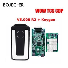 3pcs lot via DHL FREE for Wow tcs cdp Bluetooth V5 008 R2 With Keygen OBD2