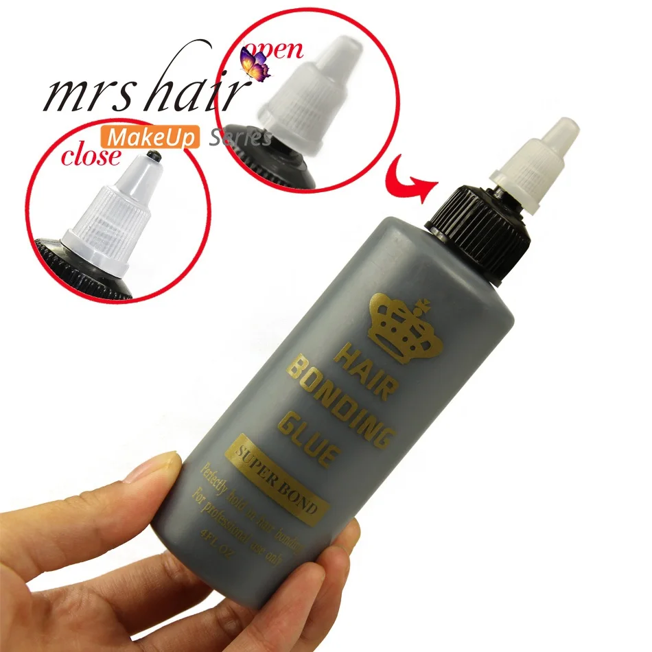 MRS HAIR Hair Bonding Glue Double Hair Weaves Adhesives Glue 1pc Perfectly Hold Virgin Hair Black White Super Bond 1oz 2oz 4oz