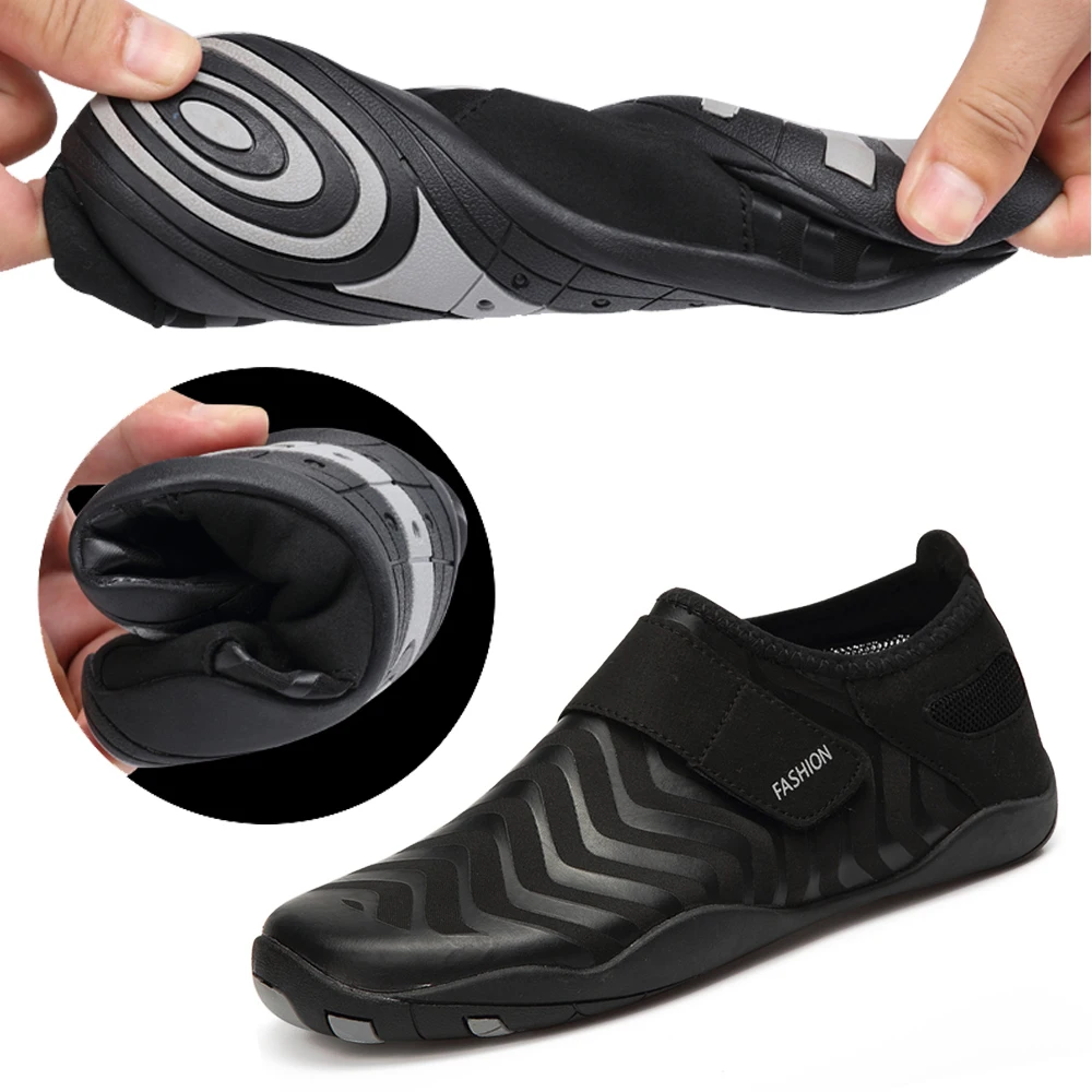 

2019 Water Shoes Women Beach Summer Swimming Surfing Outdoor Aqua Upstream Quick Dry Non-slip Men Reef Black Barefoot Sneakers