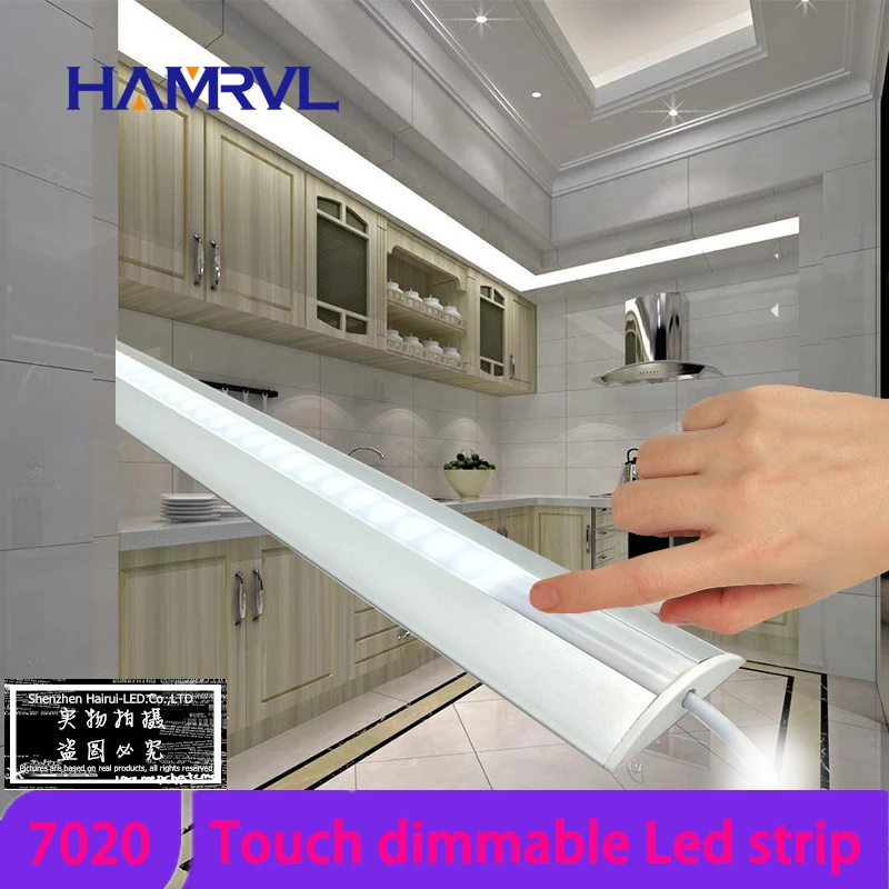 HAMRVL touch switch control 1 5pcs 0.5m 7020 rigid strip