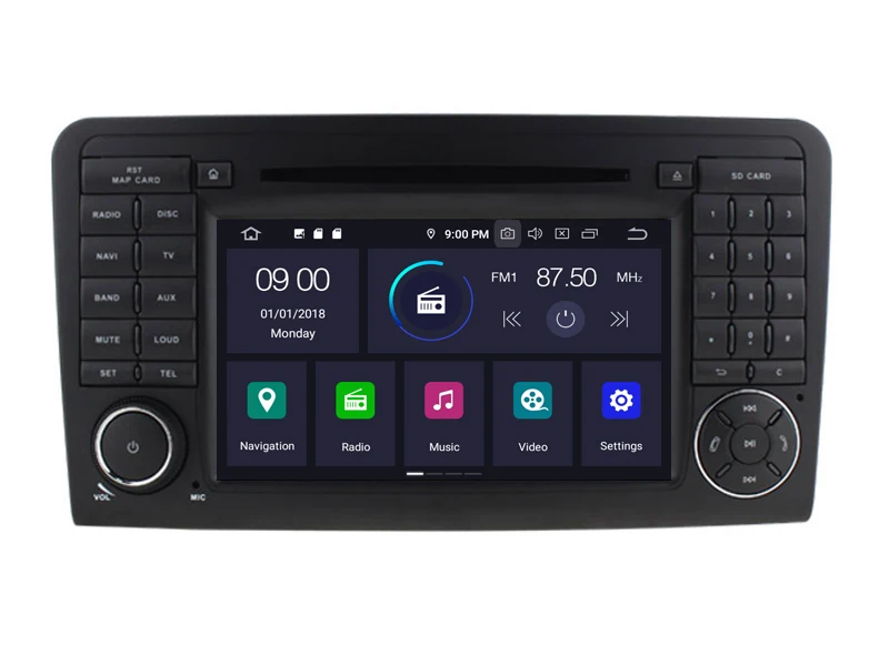 PX6 Android 9 0 Автомобильный DVD плеер для MERCEDES-BENZ ML-W164 W300 ML350 ML450 ML500 GL-X164 G320 GL350 GL450 GL500 + DVR