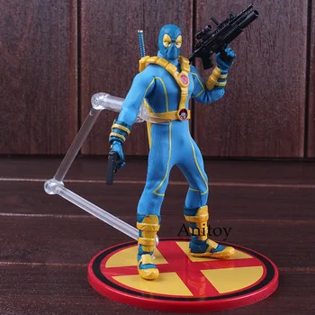 

Mezco 1:12 X-MEN Deadpool Blue Ver. ONE:12 Collective X-man PVC XMEN Figure Hot Toys Deadpool Collectible Model Toy