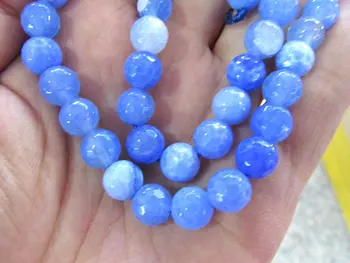 

25%off--5strands 4 6 8 10 12 14mm Agate gemstone faceted round ball purple chalcendony blue yellow rose red black brown mixed be