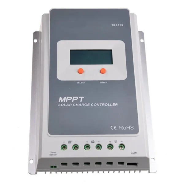 

Tracer MPPT Solar Charge Controller 10A/20A/30A/40A 12V 24V Auto Switch LCD Solar Panel Battery Regulator Charge Controller