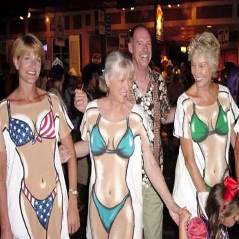 bikini printed t shirts