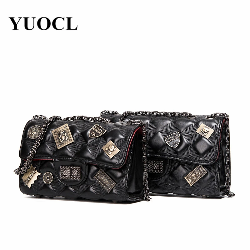 2018 crossbody bags for women leather handbags luxury handbags women bags designer badge lattice ...