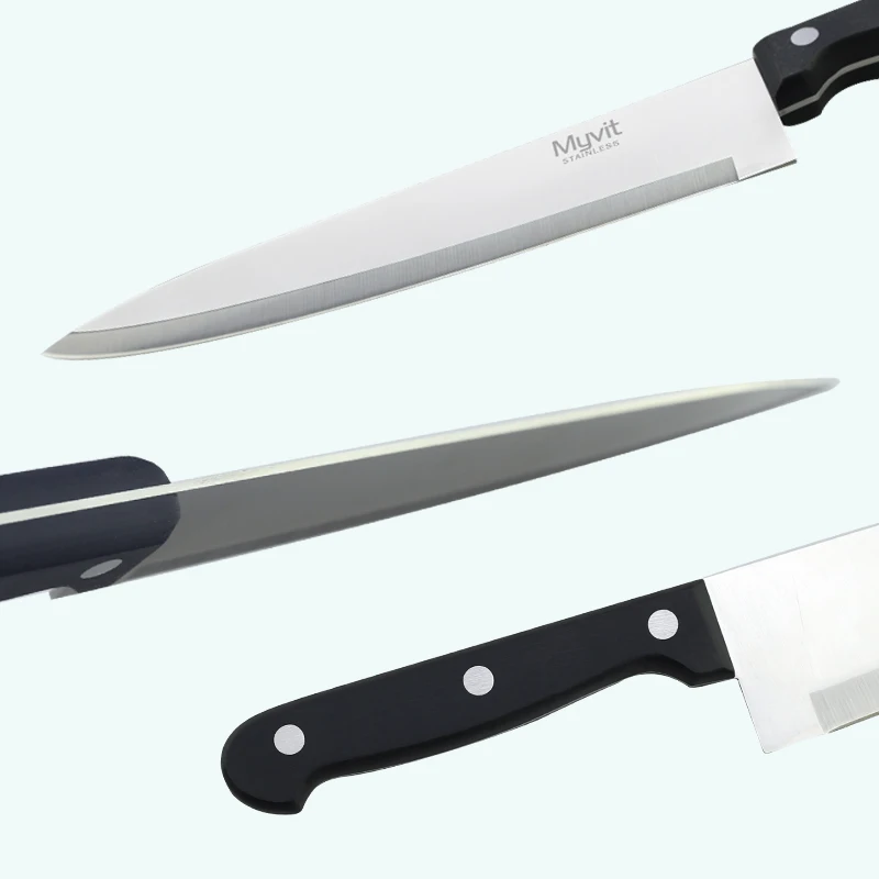 Ножи шеф повара Нержавеющая сталь 4 шт. 3CR13 Кухня Кук японский Sharp Мясо Кливер