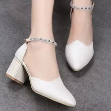 new 2016 fashion high quality elegant women rhinestones shoes women high heels women’s spring summer autumn party shoes Pumps