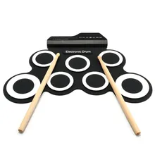 Inno DP-818A Portable Roll Up Electronic Drum with Drum Sticks and Pedal