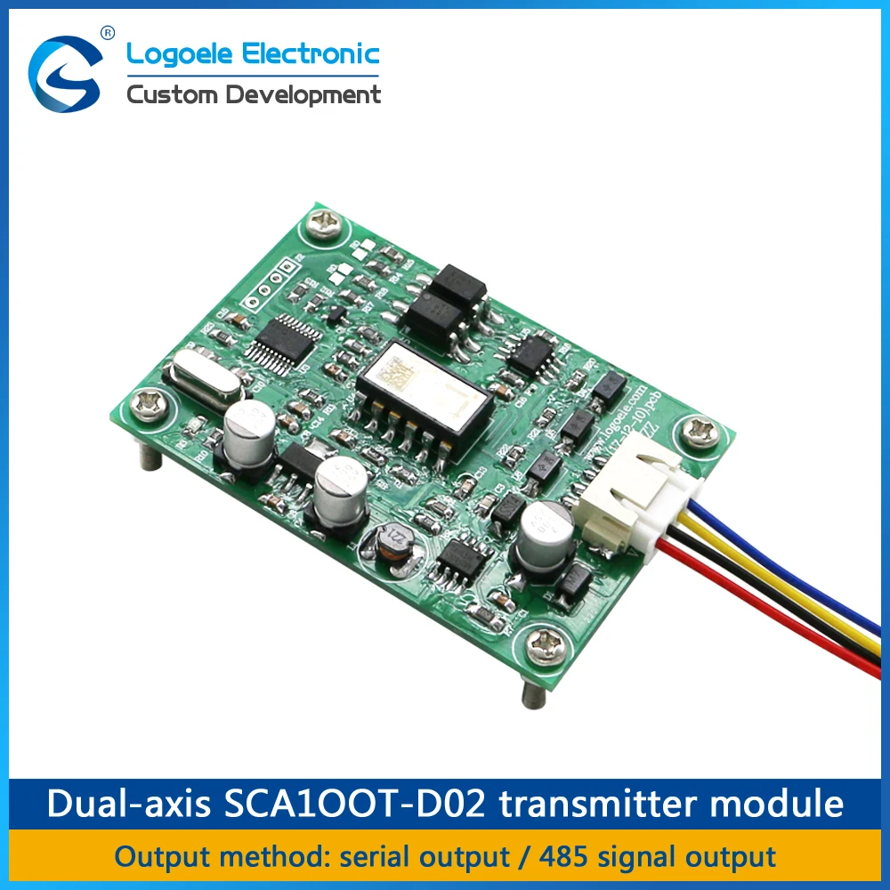 LOGOELE Two axis tilt sensor module serial output tilt level detection
