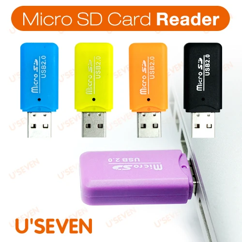 Free Shipping Phone Memory Card Micro SD Card Reader Adaptor USB 2.0