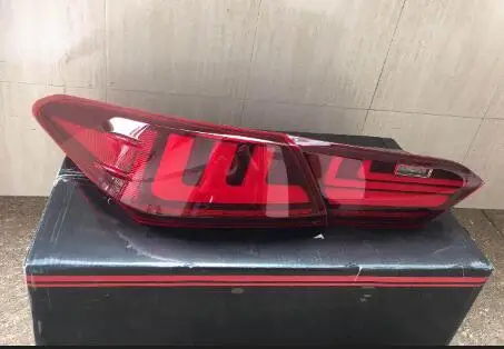 RED COLOR Набор для автостайлинга для Toyota Aurion Camry 18 светодиодный задних сигнальных огней, дизайн светодиодный Camry поворотники, аксессуары лампы светодиодные задние фары Задний фонарь - Цвет: RED COLOR