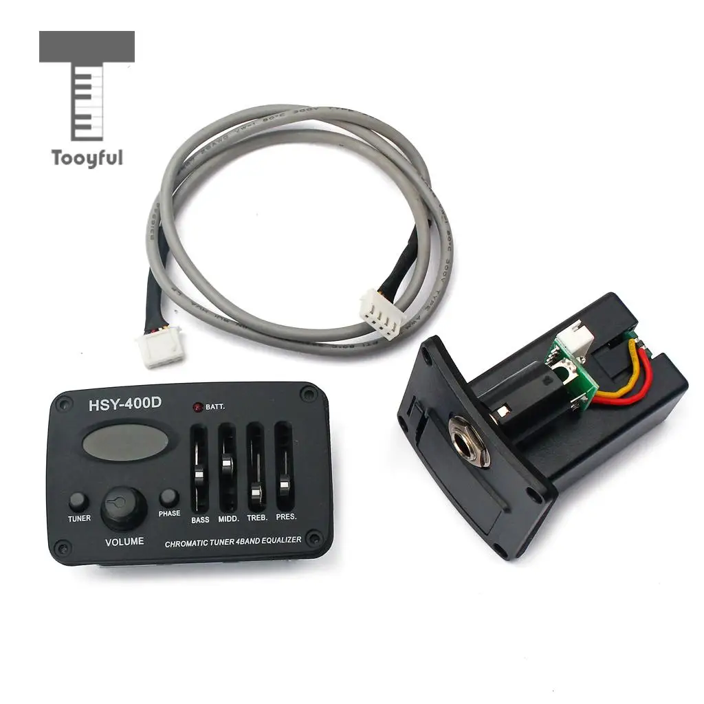 Buy 1 Set Plastic 4 Bands EQ Guitar Equalizer Preamp