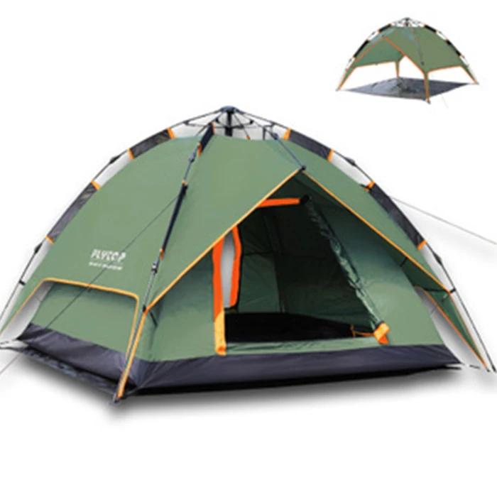 Hiking Tent Waterproof Automatic Outdoor Tent Camouflage Camo Family