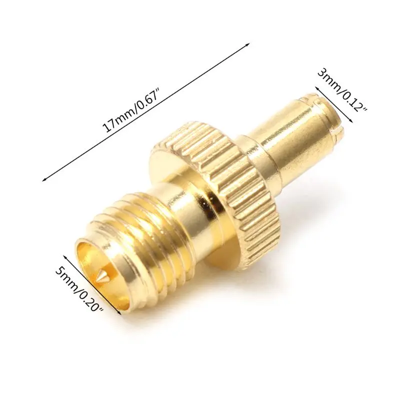 TS9 к RP-SMA Женский адаптер конвертер RP SMA штепсельно-гнездовой Комплект золото Горячий