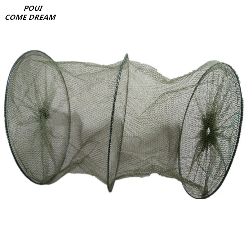 

D30cm*L50cm 2sections shrimp net fishing network simple fishing net china pesca potes herramientas creel fish cage fish creel