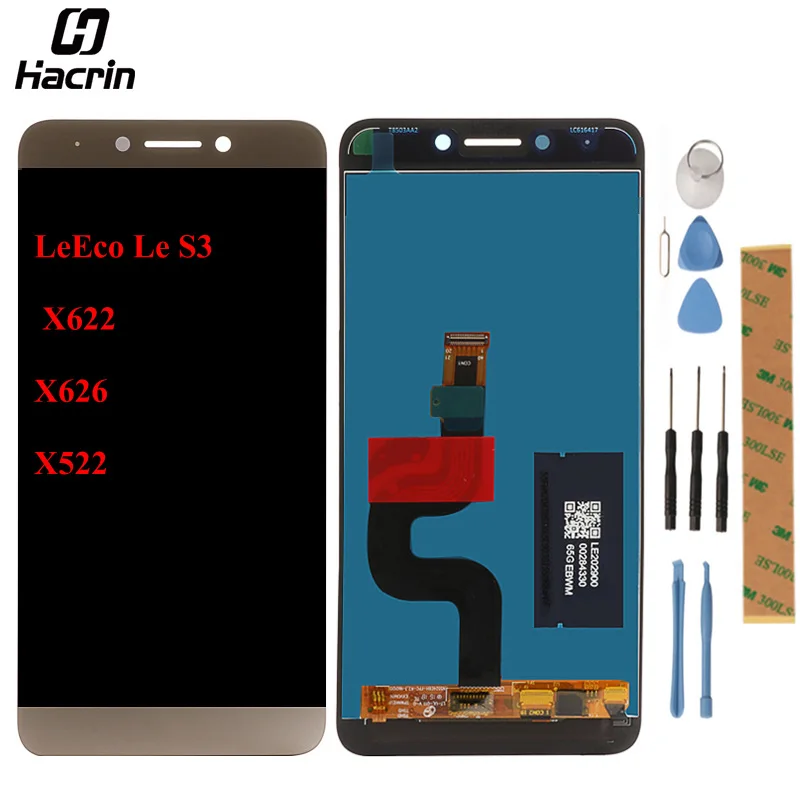 

For leeco le s3 x626 LCD display with touch screen Digitizer Assembly Replacement for Letv LeEco Le S3 X622 X626 X522 Display