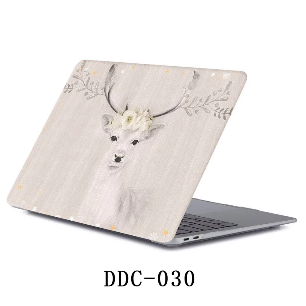 Printed Deer Coque For MacBook Air Pro Retina 11 12 13 15 mac Book Air 13 Pro 15.4 13.3 2018 Touch Bar Cartoon PVC Laptop Case  (2)