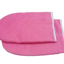 Профессиональный ручной воск утепленные хлопковые перчатки, ванны увлажняющие перчатки, парафиновые ванны Красота воск для рук цвет: синий, розовый