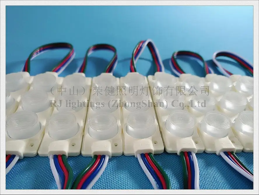 led module light injection 3030 3 led rgb (2)