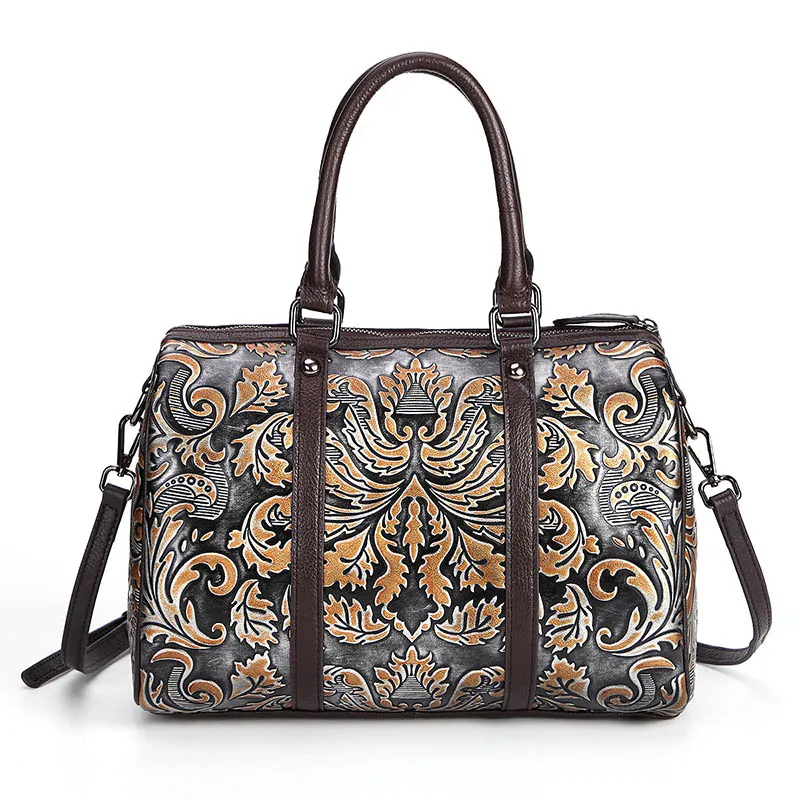 Женская сумка тоут из натуральной кожи с тиснением|messenger shoulder bag|shoulder bagscrossbody bag |