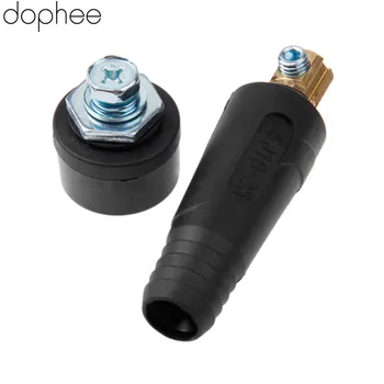 

dophee Quick Fitting Cable Connector-Plug + Socket DKJ10-25 & DKZ10-25 200A Euro Style Cable Connector-Plug/Socket Hot NEW