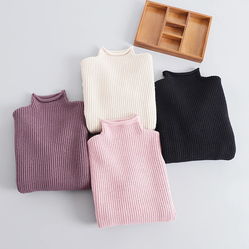Новые модные свитера для девочек, Длинные Стильные Детские свитера, свитер для детей 4-10 лет, C2010