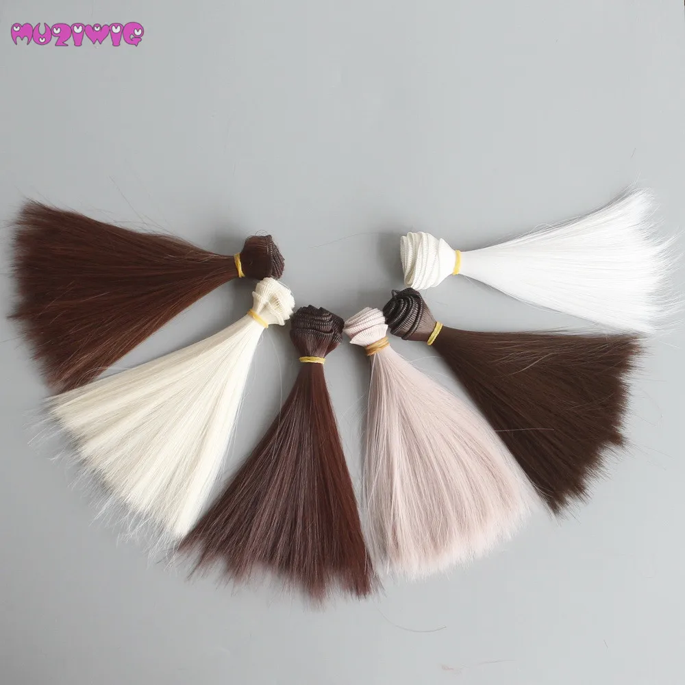 Doll Wigs 15*100cm Straight Hair Wigs for 1/3 1/4 1/6 BJD SD Blyth Dolls Doll Wigs 15*100cm Straight Hair Wigs for 1/3 1/4 1/6 BJD SD Blyth Dolls