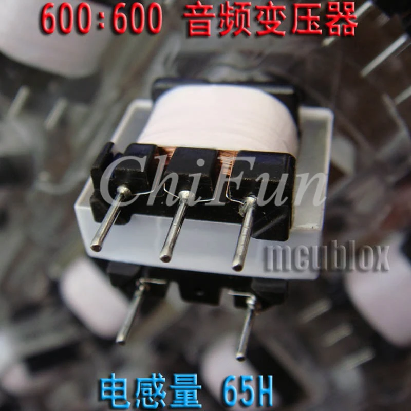 

2PCS / Mcublox audio isolation transformer 600:600 permalloy audio transformer /inductance 65H min