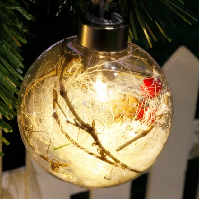 Buy Novelty! LED Christmas Ball Light With Battery