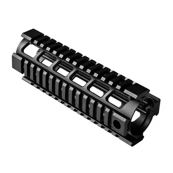 Tactical Quad Rail M4 Drop-in handguard carbin length 6.7 inch picatinny Aluminum Black for airsoft