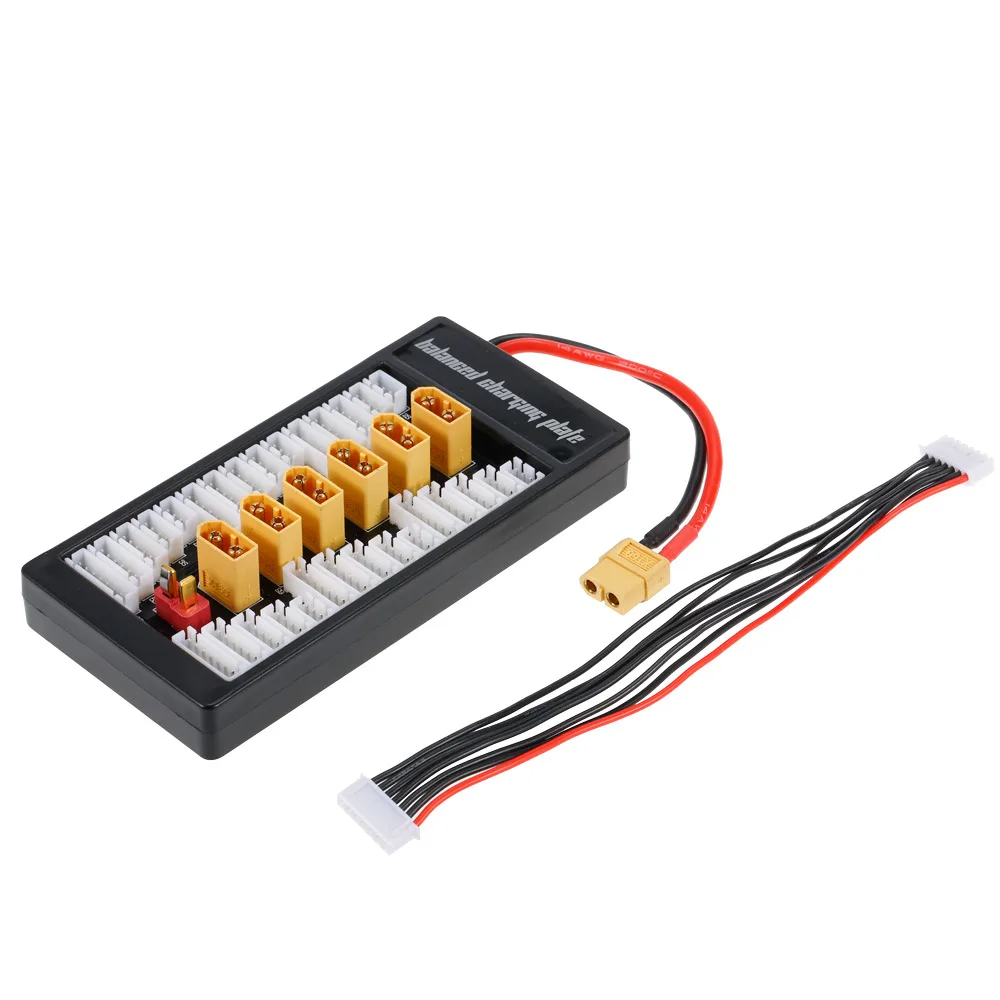 Плата-адаптер для зарядки LiPo 2-6S параллельная зарядная плата XT60 вилка