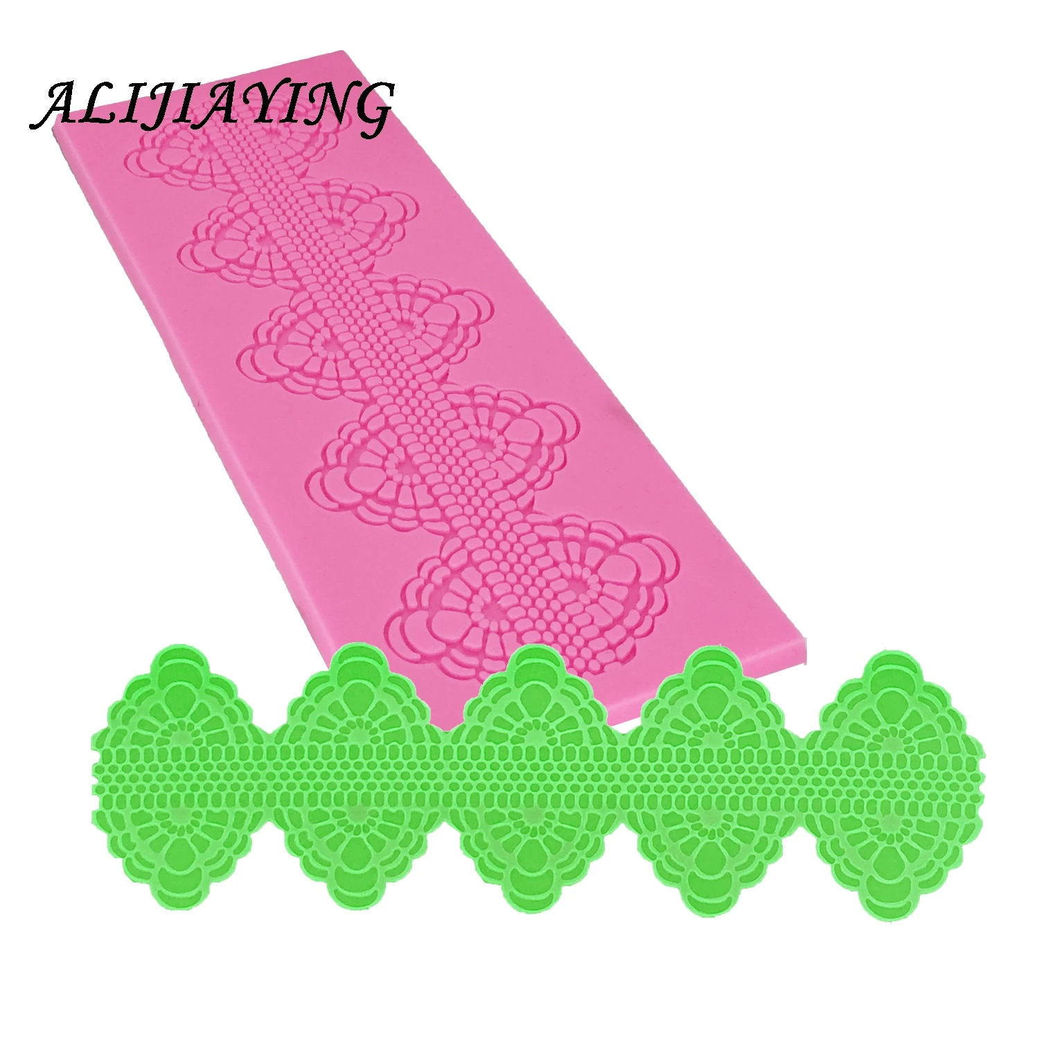 

1Pcs Flower Cake Silicone lace Mat Sugarcraft Fondant Cake Decorating Tools Kitchen Baking Silicone Lace Molds D0249
