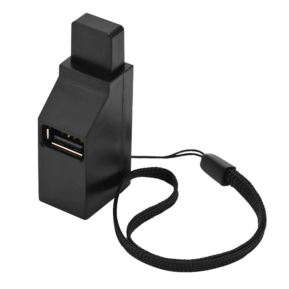 Мини-usb 2,0, USB 3,0, концентратор, 3 порта, портативный usb-хаб, 480 Мбит/с, высокоскоростной тонкий хаб, usb-разветвитель, черный, для использования в ноутбуке, компьютере