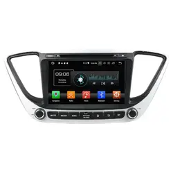 Ips экран 4 Гб + 32 2 din 8 "Octa Core Android 8,0 автомобиля Радио DVD плеер для hyundai Verna 2017 gps Флешка USB DVR