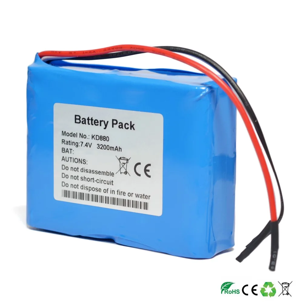 Для батареи монитора zhong heng sheng kd880 3200mAH Vital Signs| |
