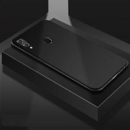 Coque For Huawei Honor 8X Case Solid color Shockproof TPU Silicon Bumper Armor Case Funda For Honor 8 X Honor8X Phone Cases - Цвет: Черный