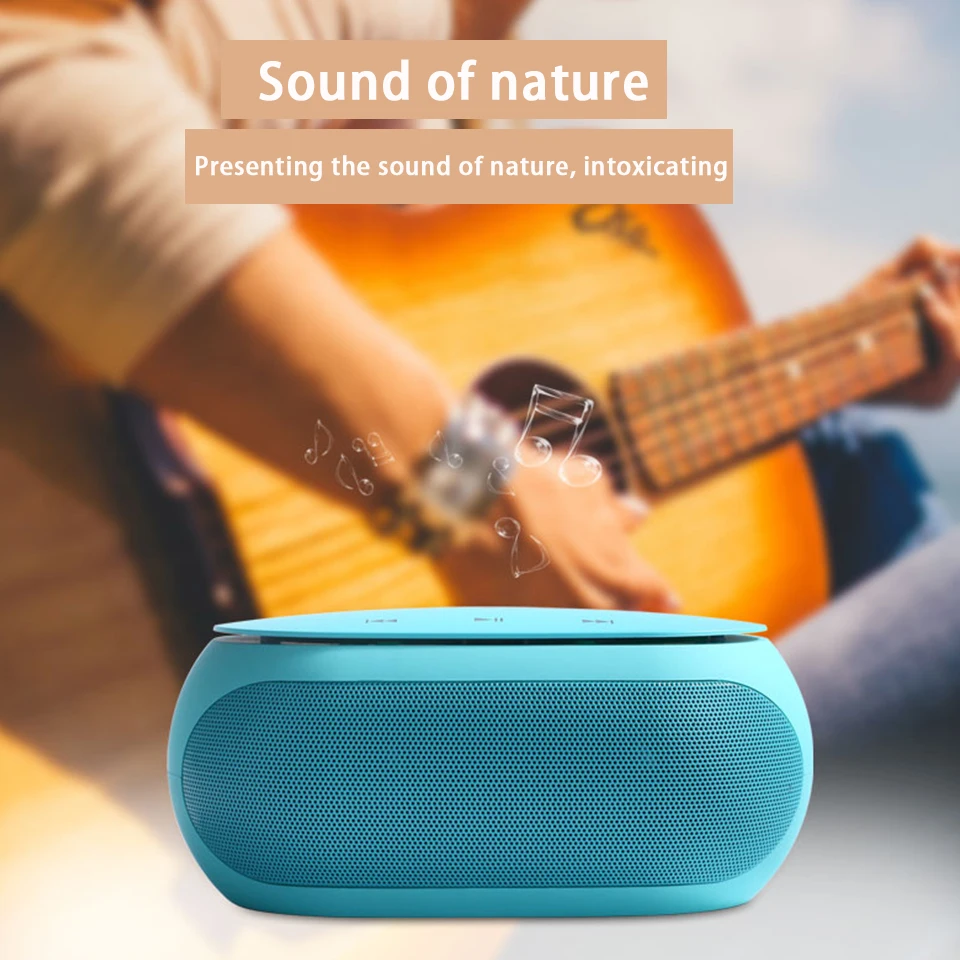 Беспроводной Bluetooth динамик Smart Touch портативный сабвуфер Bluetooth Колонка Hifi звуковая система Музыка объемный полный спектр динамик
