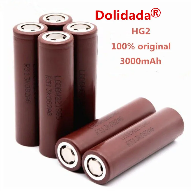 10 шт. Dolidada Новинка 18650 батарея 3000 мАч 3,7 в аккумуляторная батарея для HG2 18650 литиевая батарея 3,7 3000 мАч