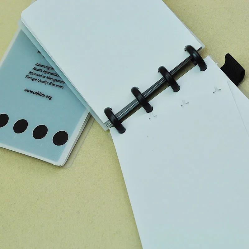 6PCS 18mm Inner Diameter Plastic Loose Leaf Notebook Ring Binder Ring Clip Album Scrapbook Craft Photo Split Rings Tool
