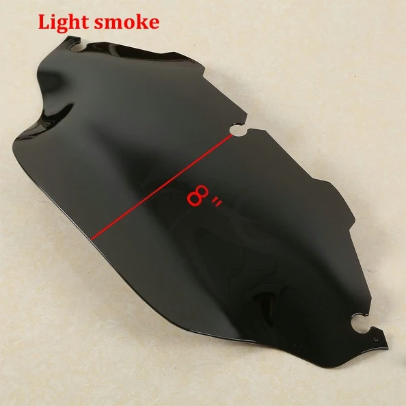 

8" Wave Windshield Windscreen for Harley FLHT FLHTC FLHX Touring Glide