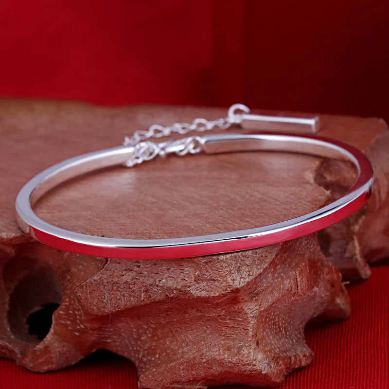 Rosso Alberi di Marca Gioielleria Raffinata Registrabile Del Braccialetto Del Braccialetto Per La Donna Regalo Di Compleanno Reale Dell'argento Sterlina 925 Braccialetti a fili multipli Con La Scatola
